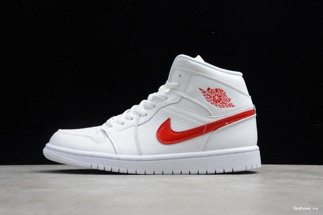 Jordan White 1 University Mid Red (W) BQ6472-106 1029